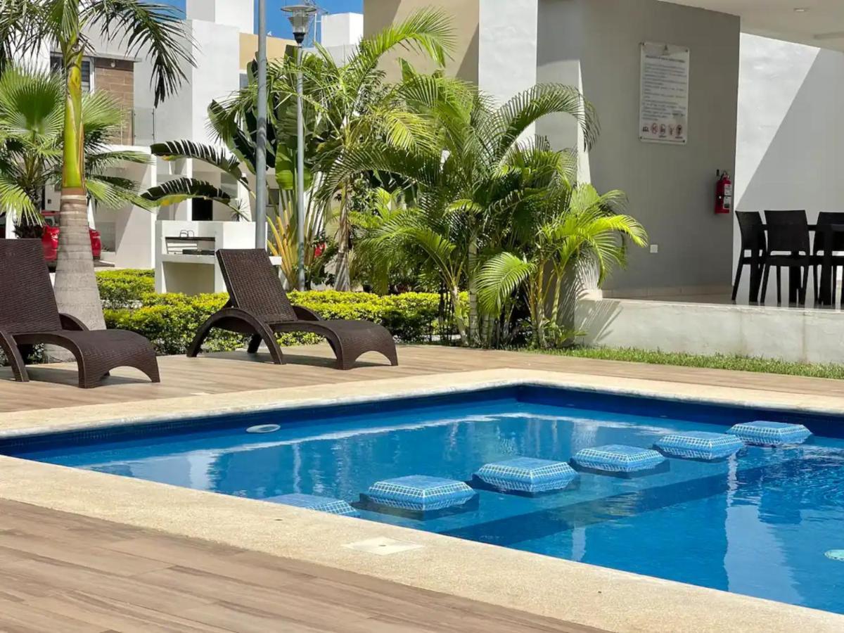 הוילה קנקון Casa Familiar Cerca De La Playa Con Terraza Privada מראה חיצוני תמונה